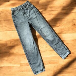 H&M Black Grey High Waisted 90’s Straight 0 Denim Jeans